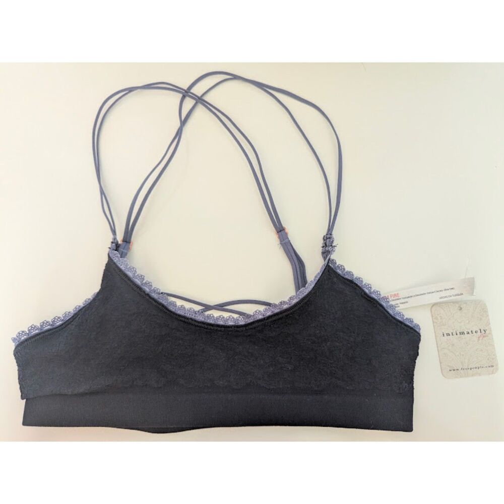 NWT Free People Intimately Bra Bralette XS/S Blue